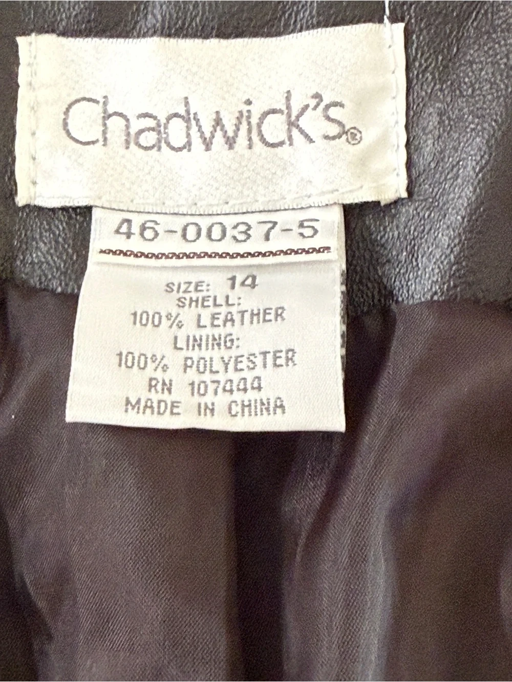 Chadwicks vintage chadwick’s